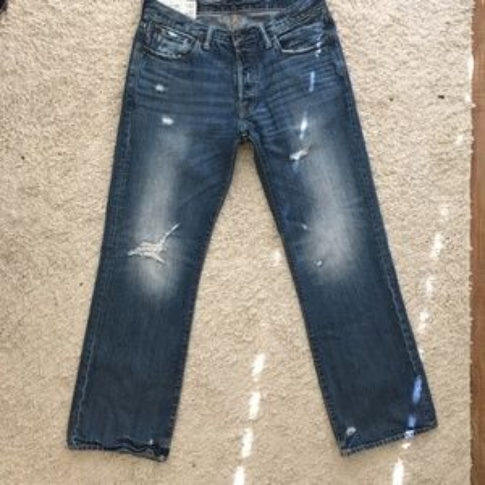 Abercrombe&Fitch "Kilburn" Low-Rise Bootcut Jeans